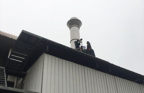 eYc AFMS-160+PHM33差压风速组合 行业应用 漆包线工厂烟囱量测解决方案